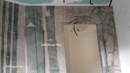 Rivestimento pareti resina tessututo inchiostro bianco mapei  tessuto