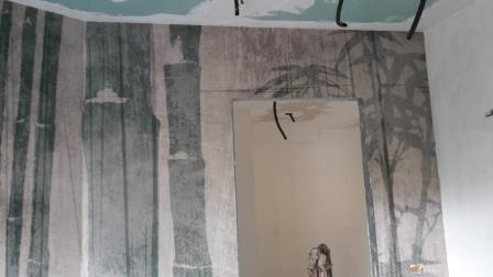 Rivestimento pareti resina tessututo inchiostro bianco mapei  tessuto